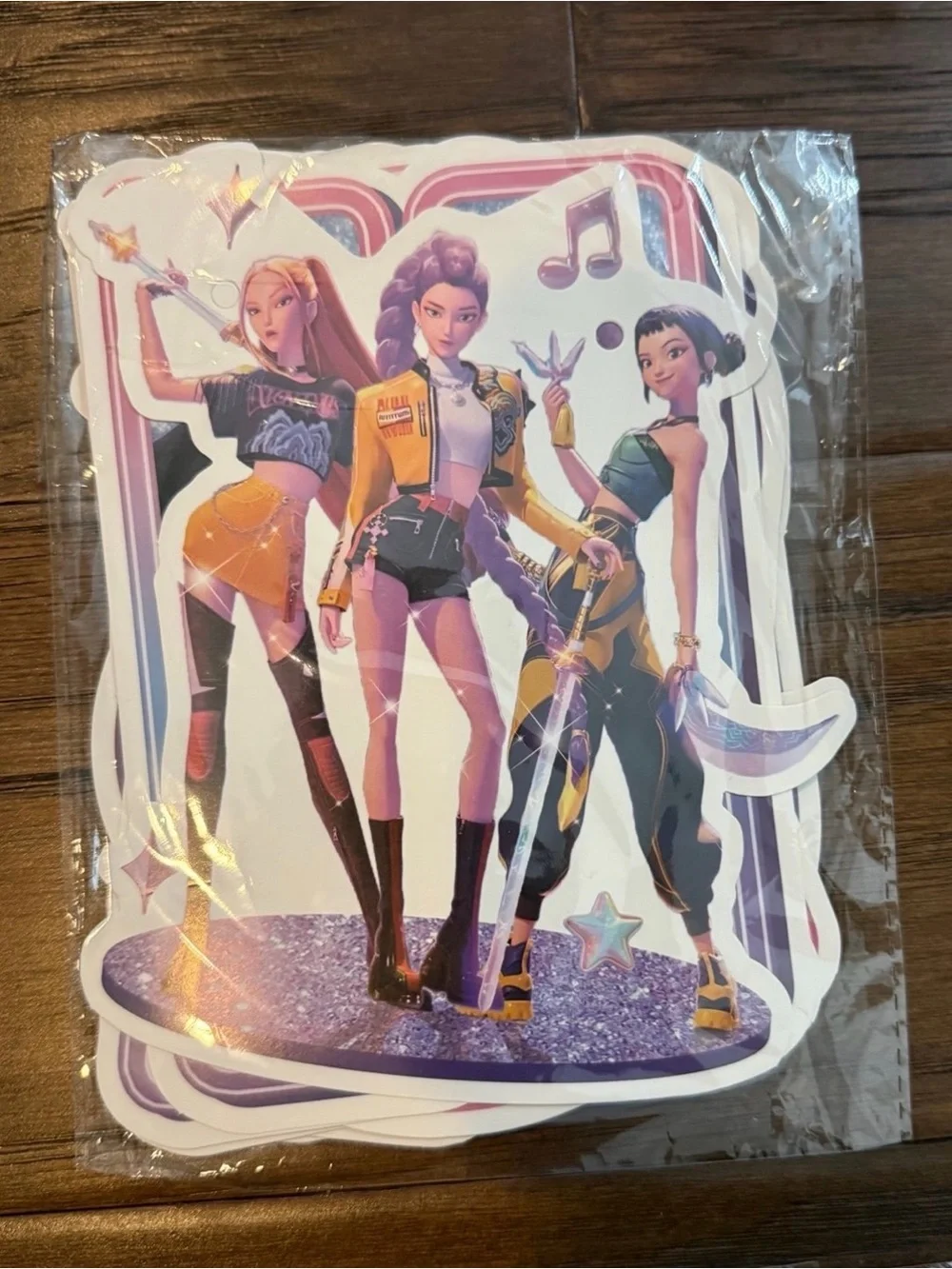 Kpop Demon Hunters Huntrix Birthday Party Decorations New with Backdrop